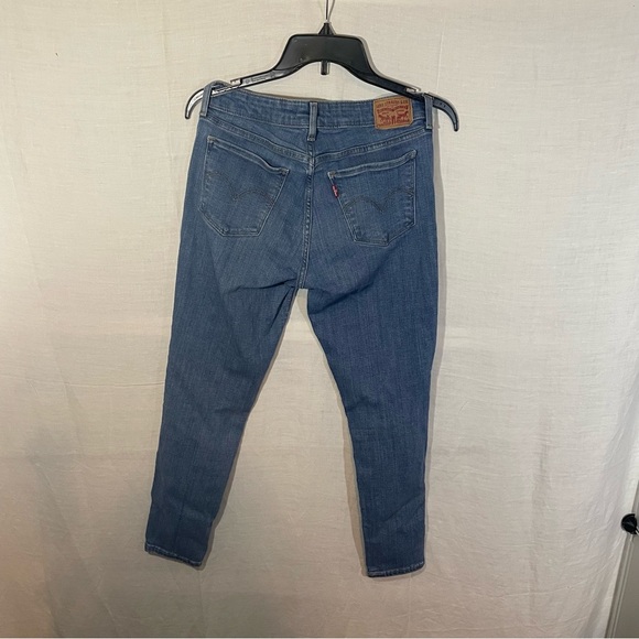 Levi's Women's 711 High Rise Skinny Leg Tailored Distressed Jeans Size 28 - Picture 7 of 14